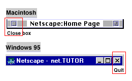 Window closing techniques