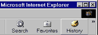 Internet Explorer history button